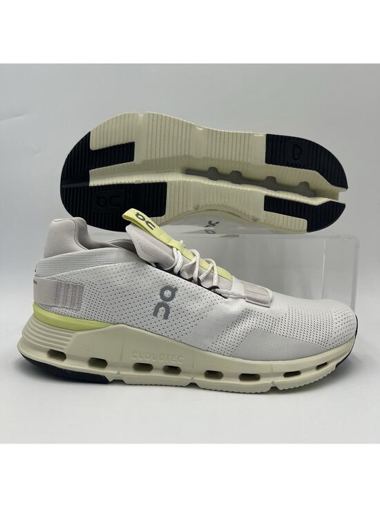 Mens Size 9 On Cloudnova Undyed White Running Shoes 26.98226 main image 5